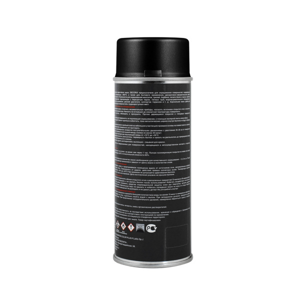Эмаль-спрей термостойкая +800°С Decorix 0122-9011 DX графитово-черная 520 мл от магазина ЛесКонПром.ру