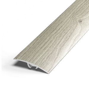 Порог алюминиевый разноуровневый 1800х41 мм серебристая сосна