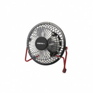 Вентилятор настольный Centek CT-5040 14 см черный/красный