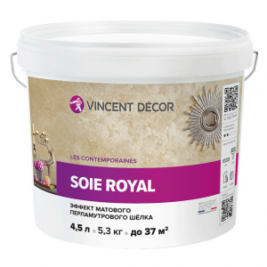 Покрытие декоративное Vincent Decor Soie Royal 4,5 л