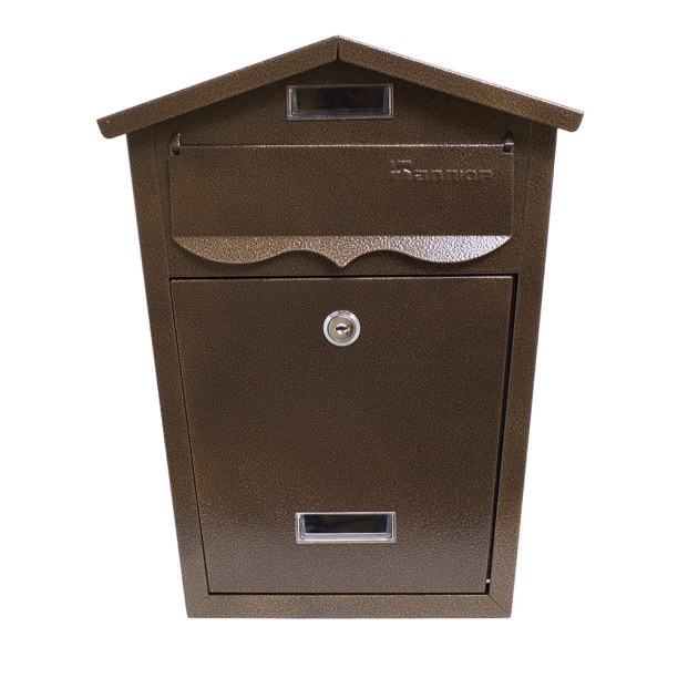 Ящик почтовый Аллюр Домик 360х208х77 мм коричневый от магазина ЛесКонПром.ру