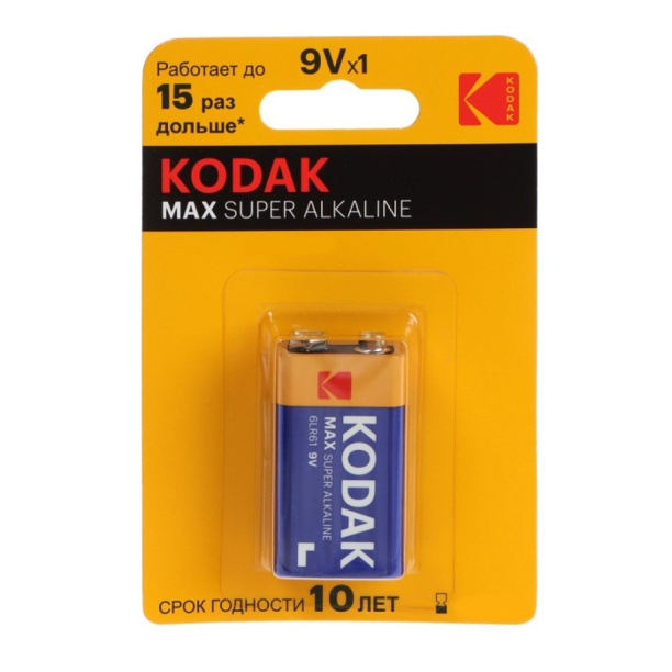 Батарейка KODAK MAX 6LR61 крона от магазина ЛесКонПром.ру