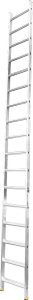 Лестница алюминиевая односекционная приставная с широкой ступенью Алюмет 1х17 арт. НК1 5117