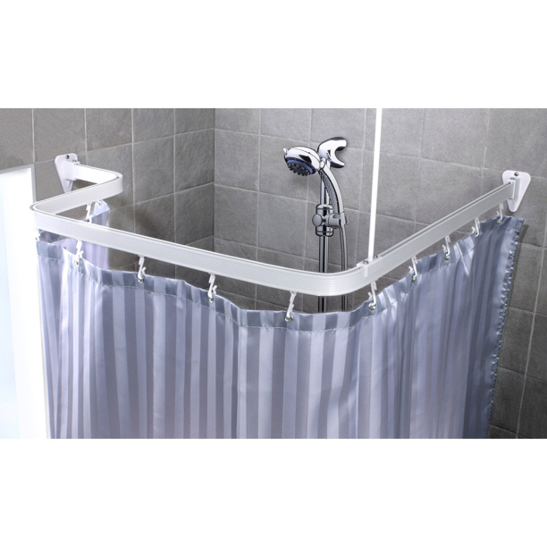 Карниз для ванной VANSTORE Flex алюминиевый гибкий 100-300 см белый от магазина ЛесКонПром.ру