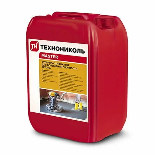 Суперпластификатор ТЕХНОНИКОЛЬ для повышения прочности бетона 5 л от магазина ЛесКонПром.ру