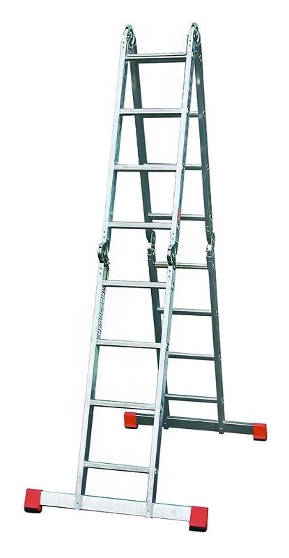 Универсальная алюминиевая шарнирная лестница-трансформер MultiMatic 4Х4 KRAUSE арт.120649 от магазина ЛесКонПром.ру