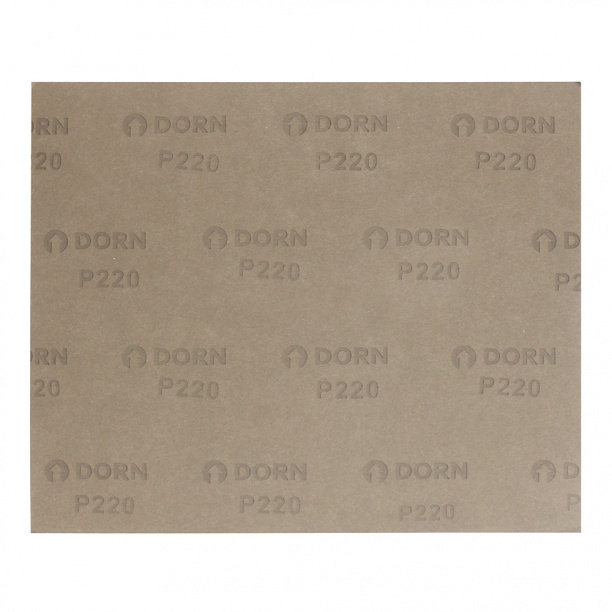 Бумага наждачная DORN P220 влагостойкая лист 280x230 мм от магазина ЛесКонПром.ру