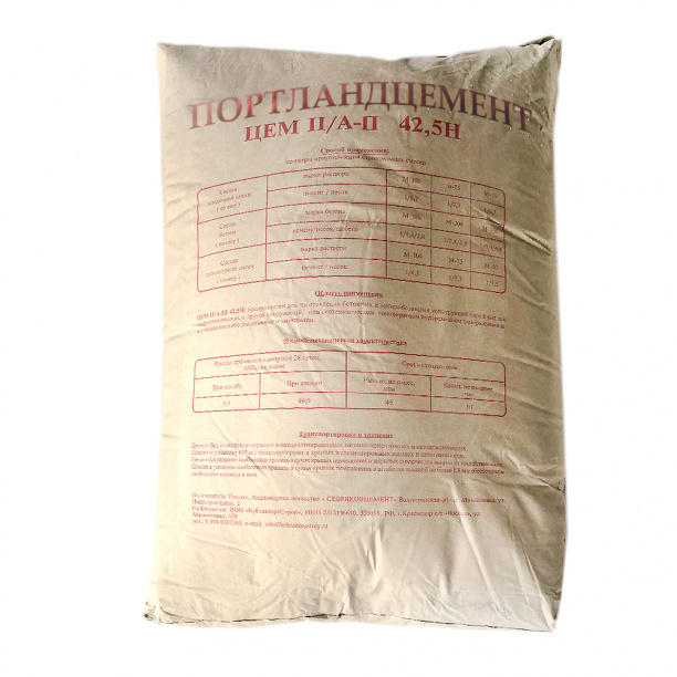 Цемент ЦЕМ II/А-П 42,5Н (М500) 50 кг от магазина ЛесКонПром.ру