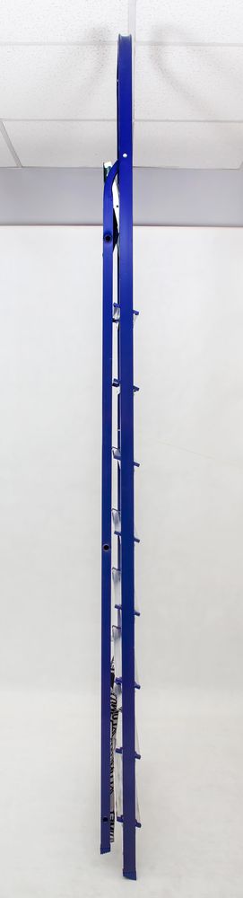 Стремянка стальная окрашенная с алюминиевыми ступенями АЛЮМЕТ 9 ступеней от магазина ЛесКонПром.ру
