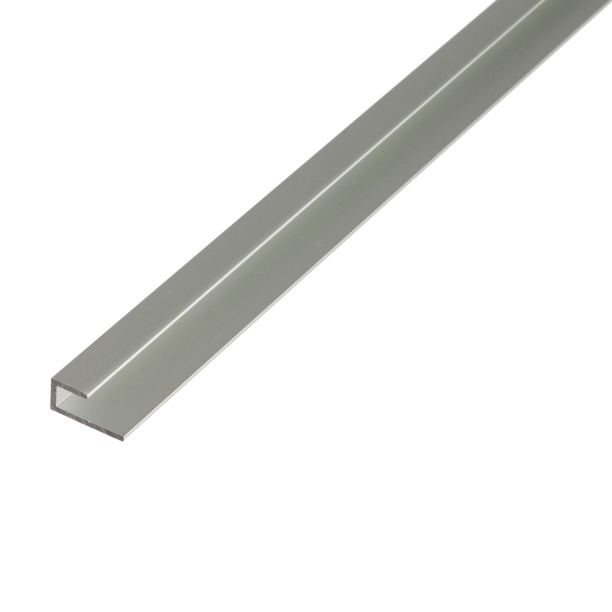 Профиль окантовочный алюминиевый серебро 20x9x10х2000 мм толщина 1,5 мм от магазина ЛесКонПром.ру