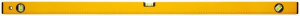 Уровень FIT HQ 18212 Стайл Профи 1200 3 глазка усиленный корпус фрезерованная рабочая грань корпус желтый