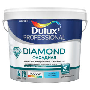 Краска фасадная Dulux Diamond 5 л белая (база BW)