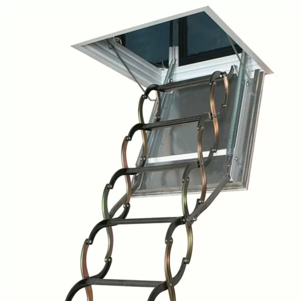 Лестница металлическая огнестойкая Fakro LSF 300 60х90 см от магазина ЛесКонПром.ру