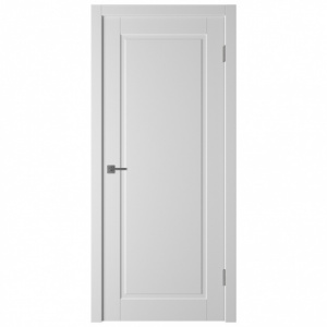 Дверь межкомнатная глухая 2000х600 мм Аура эмаль белая