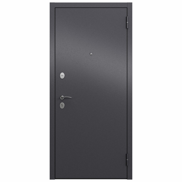Дверь входная металлическая Роялти 2050х860х60 мм правая Графит/Белый софт от магазина ЛесКонПром.ру