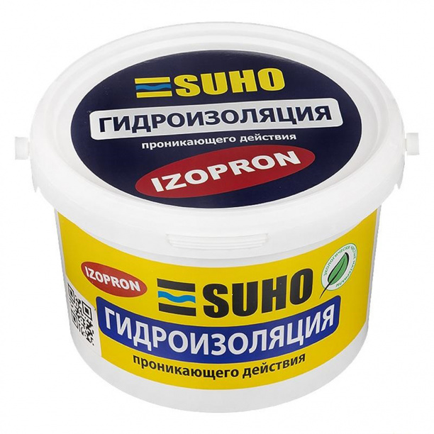 Проникающая гидроизоляция SUHO Izopron 4 кг от магазина ЛесКонПром.ру