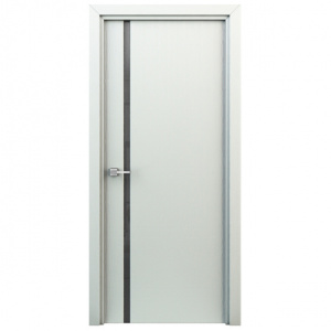 Дверь межкомнатная остекленная 2000х700 мм Соло белая