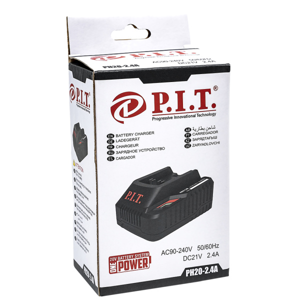 Зарядное устройство P.I.T. One Power PH20-2.4A для аккумуляторов 20 В от магазина ЛесКонПром.ру