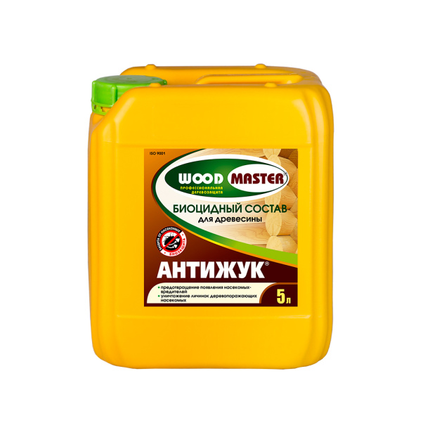Состав биоцидный для древесины Антижук WoodMaster 5 л от магазина ЛесКонПром.ру