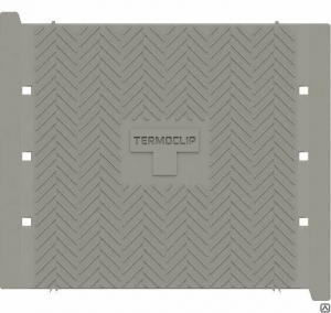 Дорожка ПВХ TERMOCLIP Walkway Puzzle 0,6x0,6 м серый 50 шт