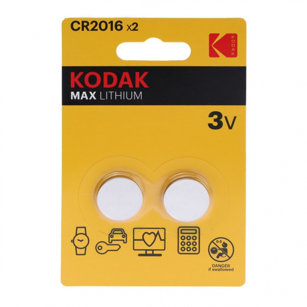 Батарейка KODAK CR2016 2 шт от магазина ЛесКонПром.ру