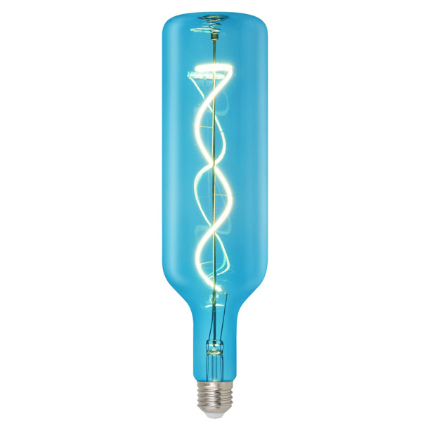 Светодиодная лампа Uniel SOHO Бутылка 5 Вт E27 филаментная синяя от магазина ЛесКонПром.ру