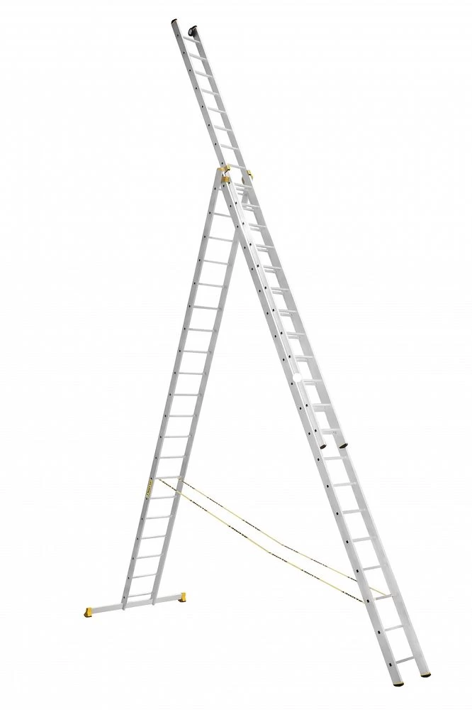 Лестница алюминиевая трехсекционная профессиональная Алюмет 3x20 арт. Р3 9320 от магазина ЛесКонПром.ру