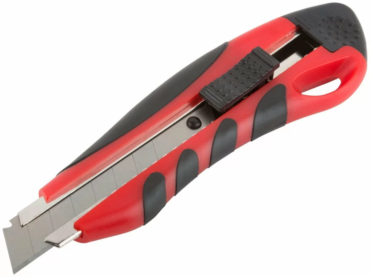 Нож технический прорезиненный усиленный КУРС 10176 Модерн 18 от магазина ЛесКонПром.ру