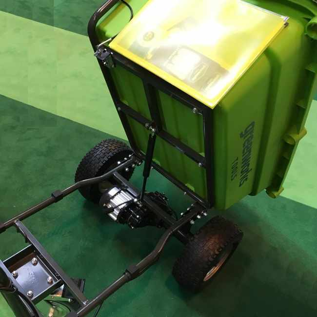 Тележка садовая самоходная Greenworks G40GC 40V (106 л) аккумуляторная от магазина ЛесКонПром.ру