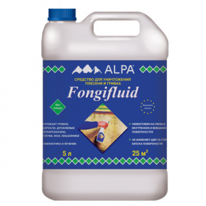 Средство по удалению грибка и плесени Fongifluid Alpa без хлора 5 л