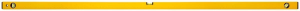 Уровень FIT HQ 18220 Стайл Профи 2000 3 глазка усиленный корпус фрезерованная рабочая грань корпус желтый