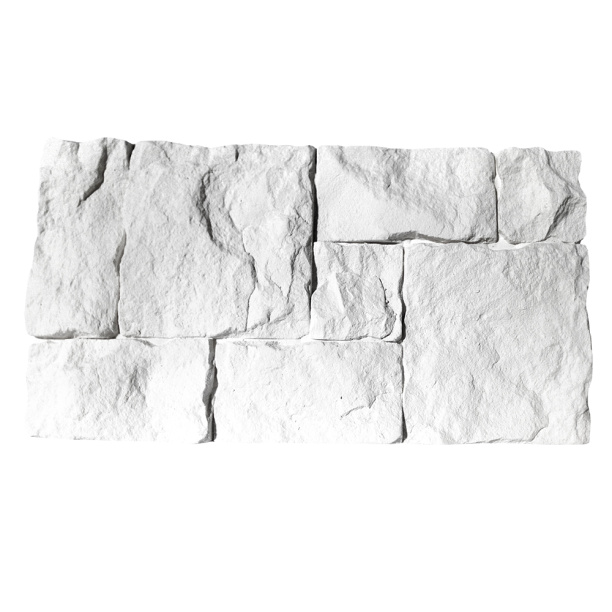 Плитка гипсовая Санторини белая упаковка 0,69 м2 от магазина ЛесКонПром.ру