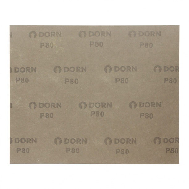 Бумага наждачная DORN P80 влагостойкая лист 280x230 мм от магазина ЛесКонПром.ру