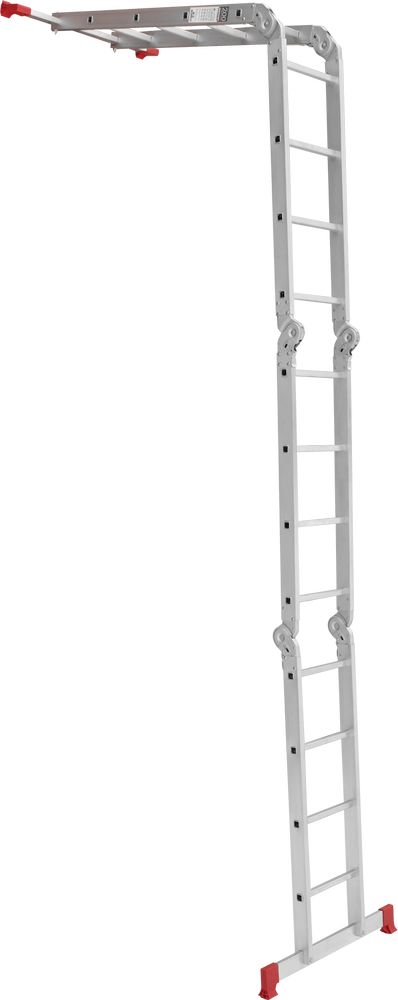 Алюминиевая четырехсекционная лестница-трансформер 340 мм NV2320 НОВАЯ ВЫСОТА 4Х4 арт.2320404 от магазина ЛесКонПром.ру