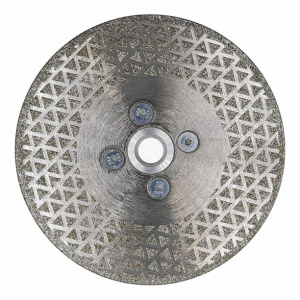 Алмазный диск по керамограниту Hilberg Super Ceramic Flange рез и шлифовка 125x2 мм M14