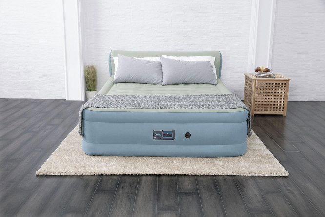Кровать надувная со спинкой Bestway Fortech 80365623 от магазина ЛесКонПром.ру