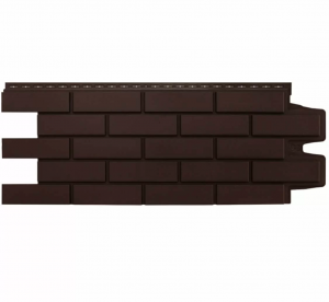 Панель фасадная GRAND LINE Клинкерный кирпич стандарт 410х1105 коричневый