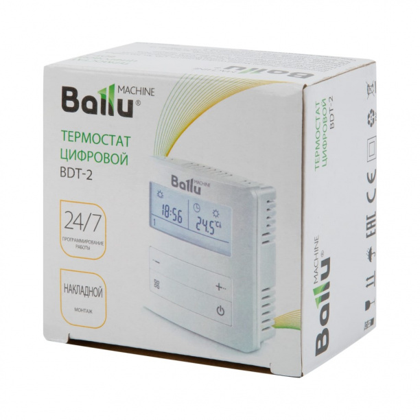 Терморегулятор Ballu BDT-2 с дисплеем для обогревателей от магазина ЛесКонПром.ру