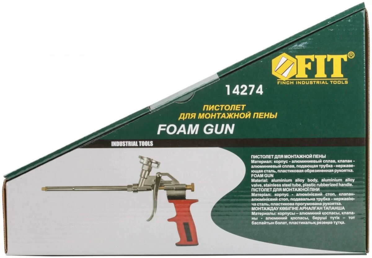Пистолет для монтажной пены FIT Стандарт 14274 от магазина ЛесКонПром.ру