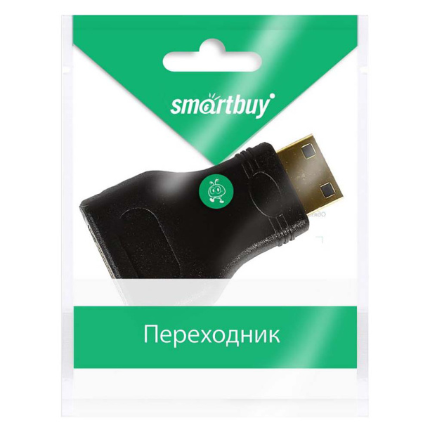 Переходник Smartbuy mini HDMI штекер - HDMI гнездо от магазина ЛесКонПром.ру