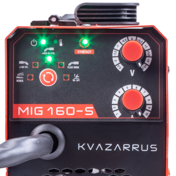 Сварочный аппарат инверторный полуавтомат KVAZARRUS MIG 160-S 160 А от магазина ЛесКонПром.ру
