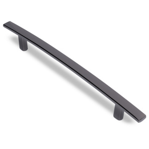 Ручка-скоба мебельная JET 182 C=160 мм черный никель