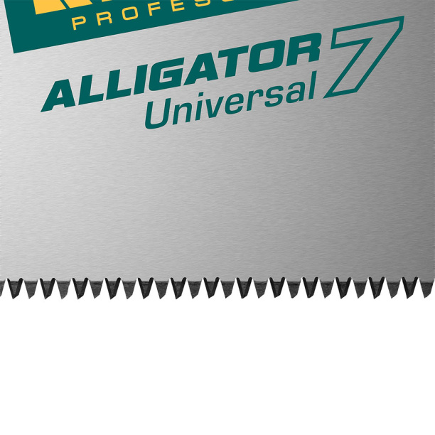 Ножовка универсальная KRAFTOOL Alligator Universal 7, 400 мм от магазина ЛесКонПром.ру