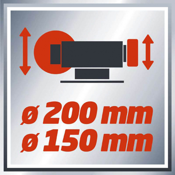 Станок точильно-шлифовальный Einhell TС-WD 150/200, 250 Вт 150/200 мм от магазина ЛесКонПром.ру
