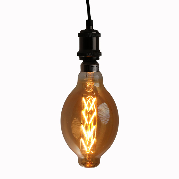 Светодиодная лампа HOROZ ELECTRIC BIG SIZE Энигма 8 Вт Е27 золотая колба от магазина ЛесКонПром.ру