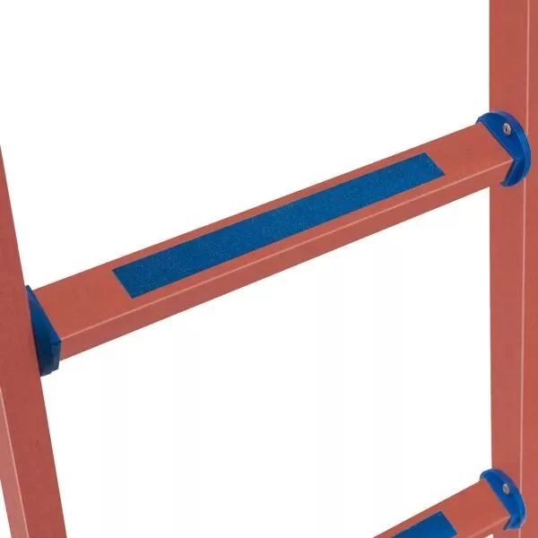 Алюминиевая двухсекционная профессиональная лестница 3220 выдвижная с тросом 2x20 арт.SR 3220 от магазина ЛесКонПром.ру
