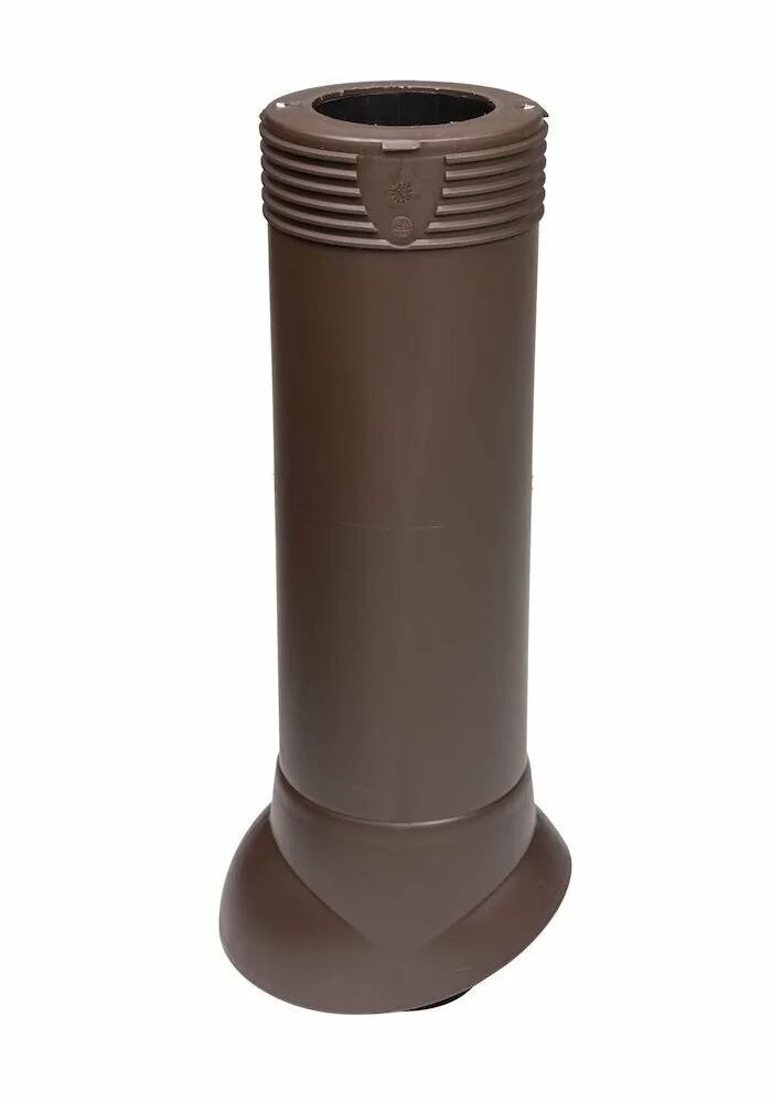 Выход вентиляционный изолированный VILPE 110/160/H500 коричневый RR32 от магазина ЛесКонПром.ру