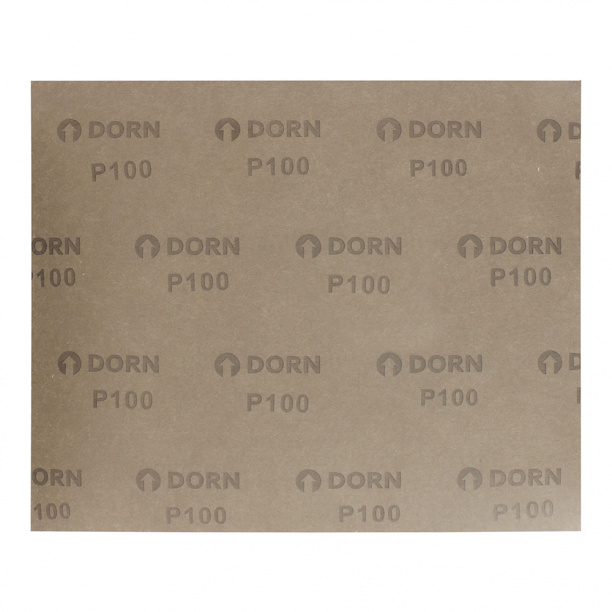 Бумага наждачная DORN P100 влагостойкая лист 280x230 мм от магазина ЛесКонПром.ру