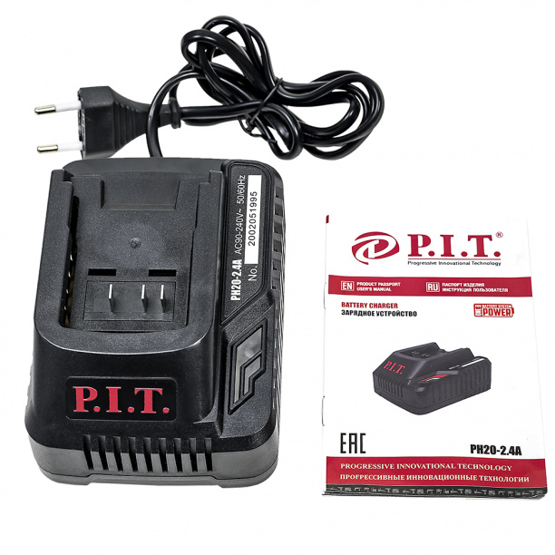 Зарядное устройство P.I.T. One Power PH20-2.4A для аккумуляторов 20 В от магазина ЛесКонПром.ру