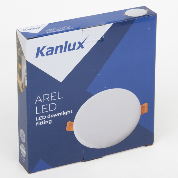 Светильник точечный светодиодный Kanlux Арел 20 Вт IP65 4000 K квадрат от магазина ЛесКонПром.ру